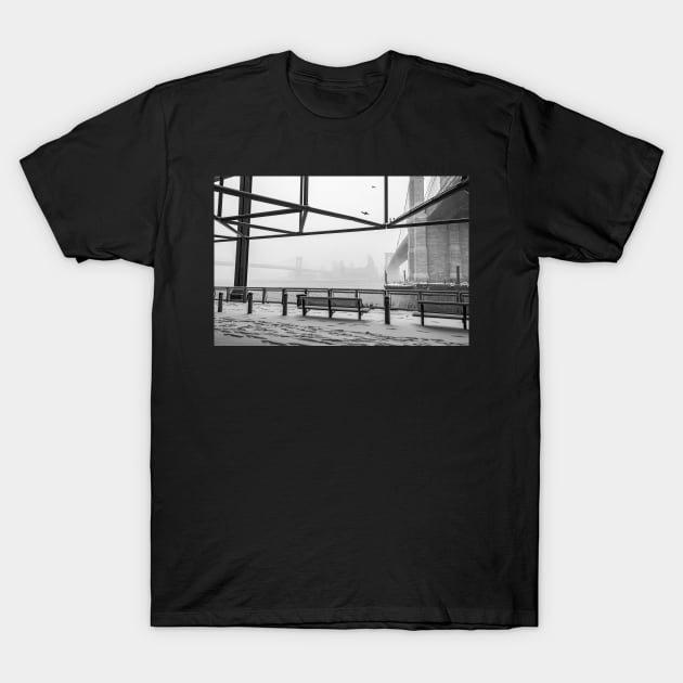 Brooklyn and Manhattan Bridges T-Shirt by ShootFirstNYC